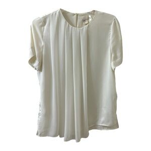 H&M Sheer Size 4 Cream Blouse
